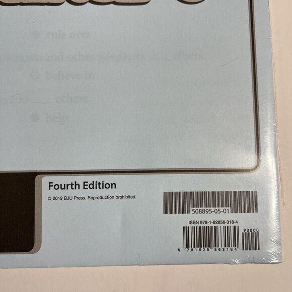 BJU Press Bob Jones Homeschool Curriculum Science 1 Assessments Key - Picture 5 of 7